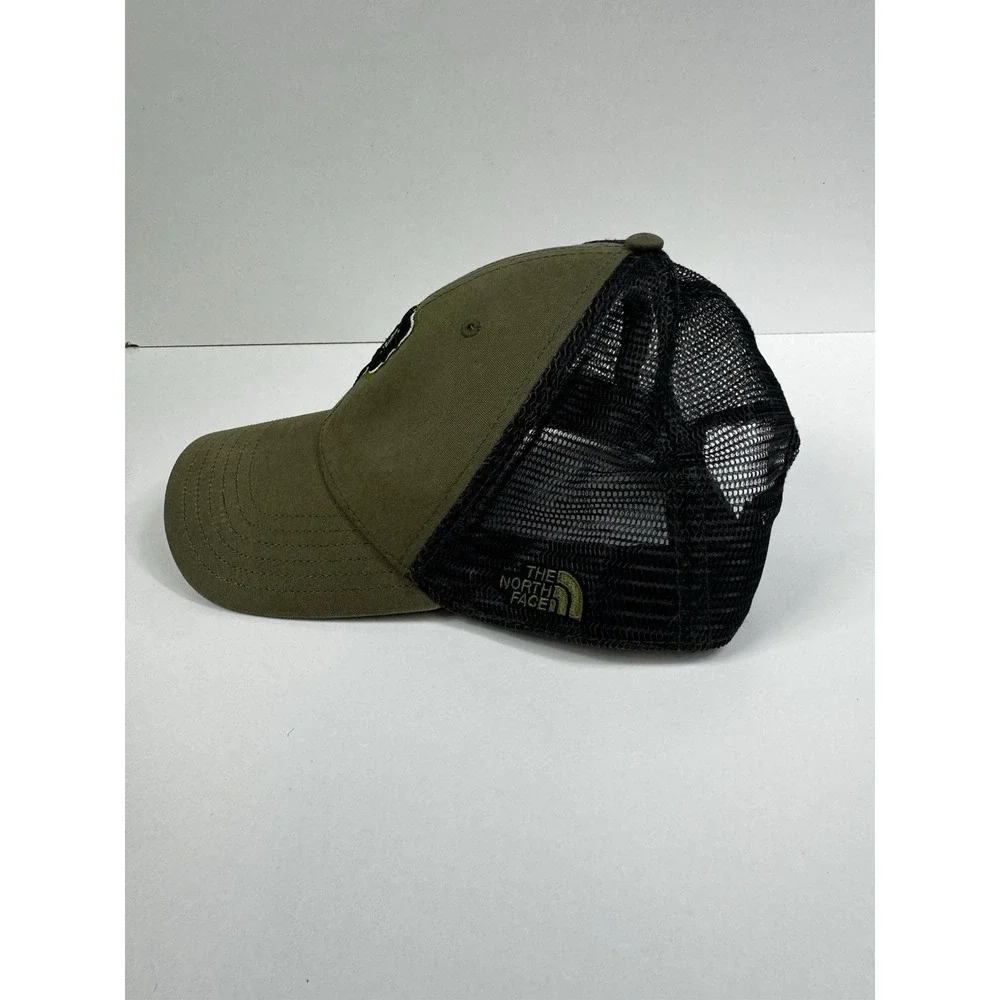 The North Face Keep it Patched Trucker Brown Snapback Hat Adult OSFM Mesh Back